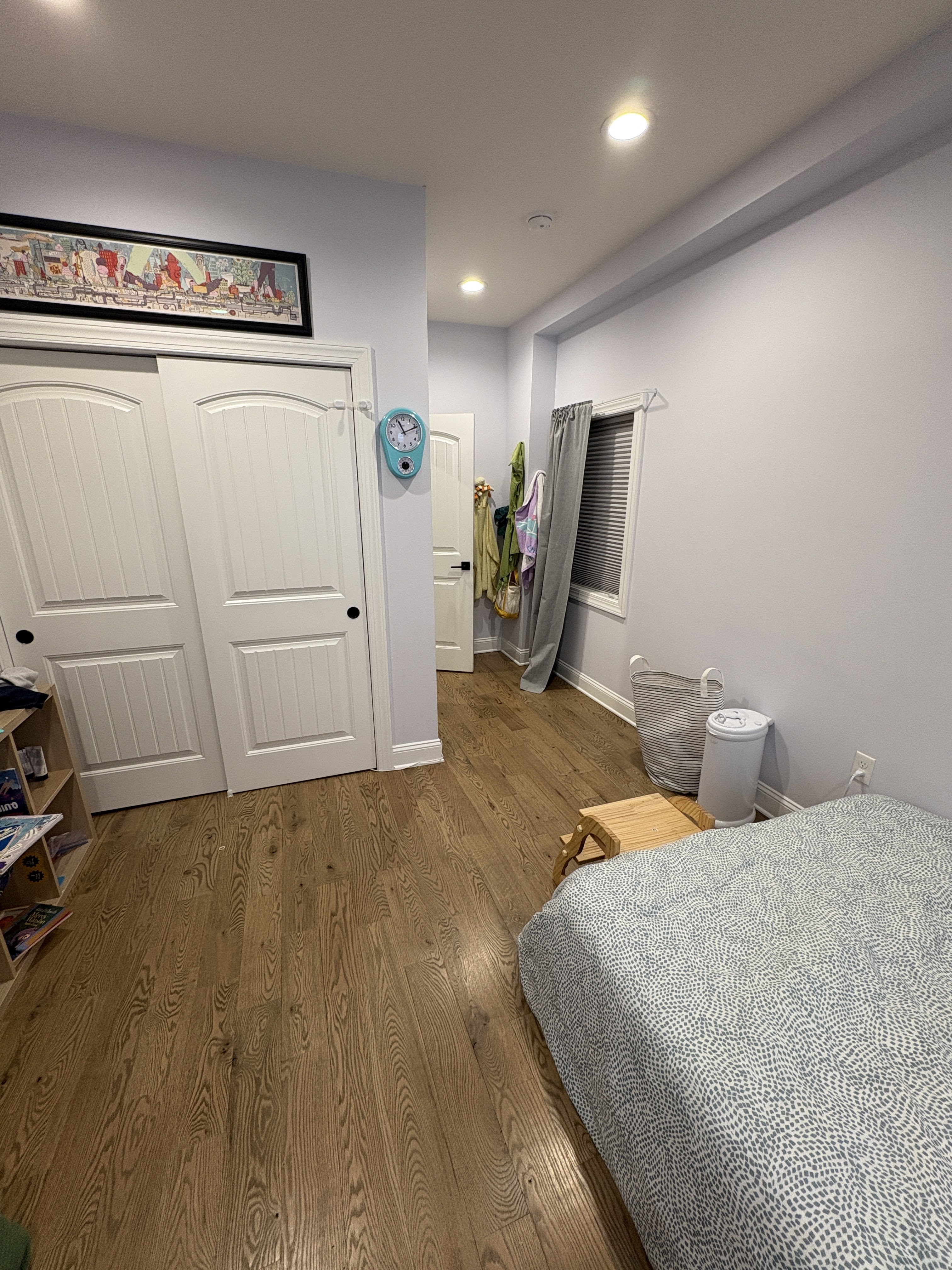 Second floor bedroom with large closet