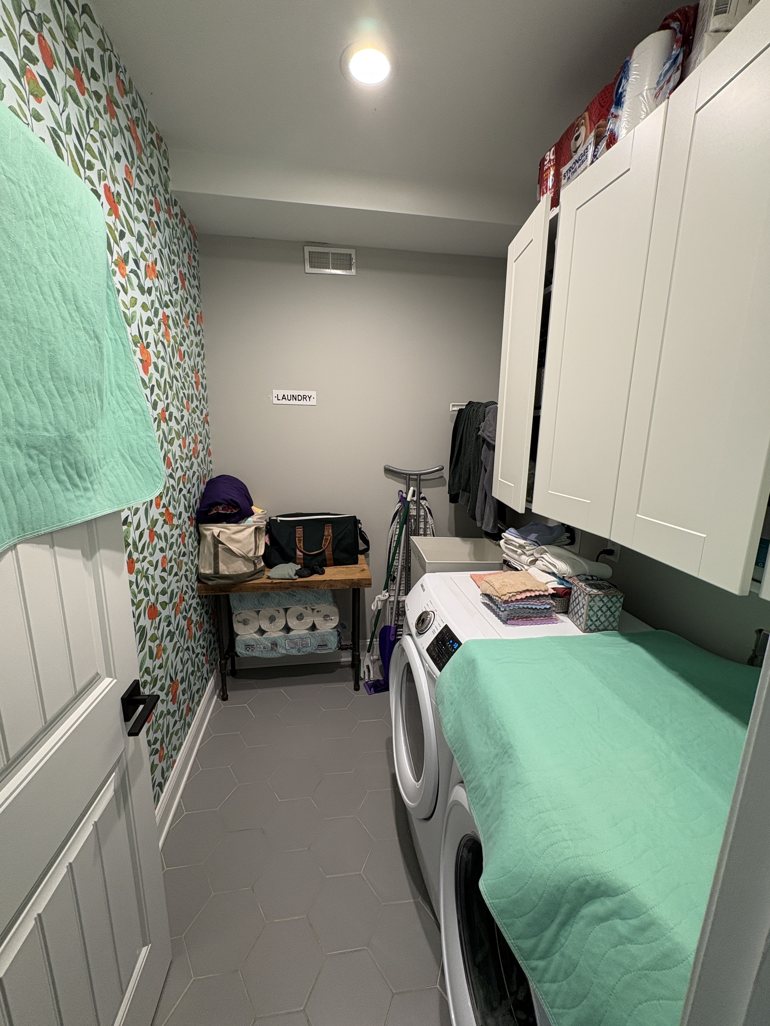 Dedicated laundry room