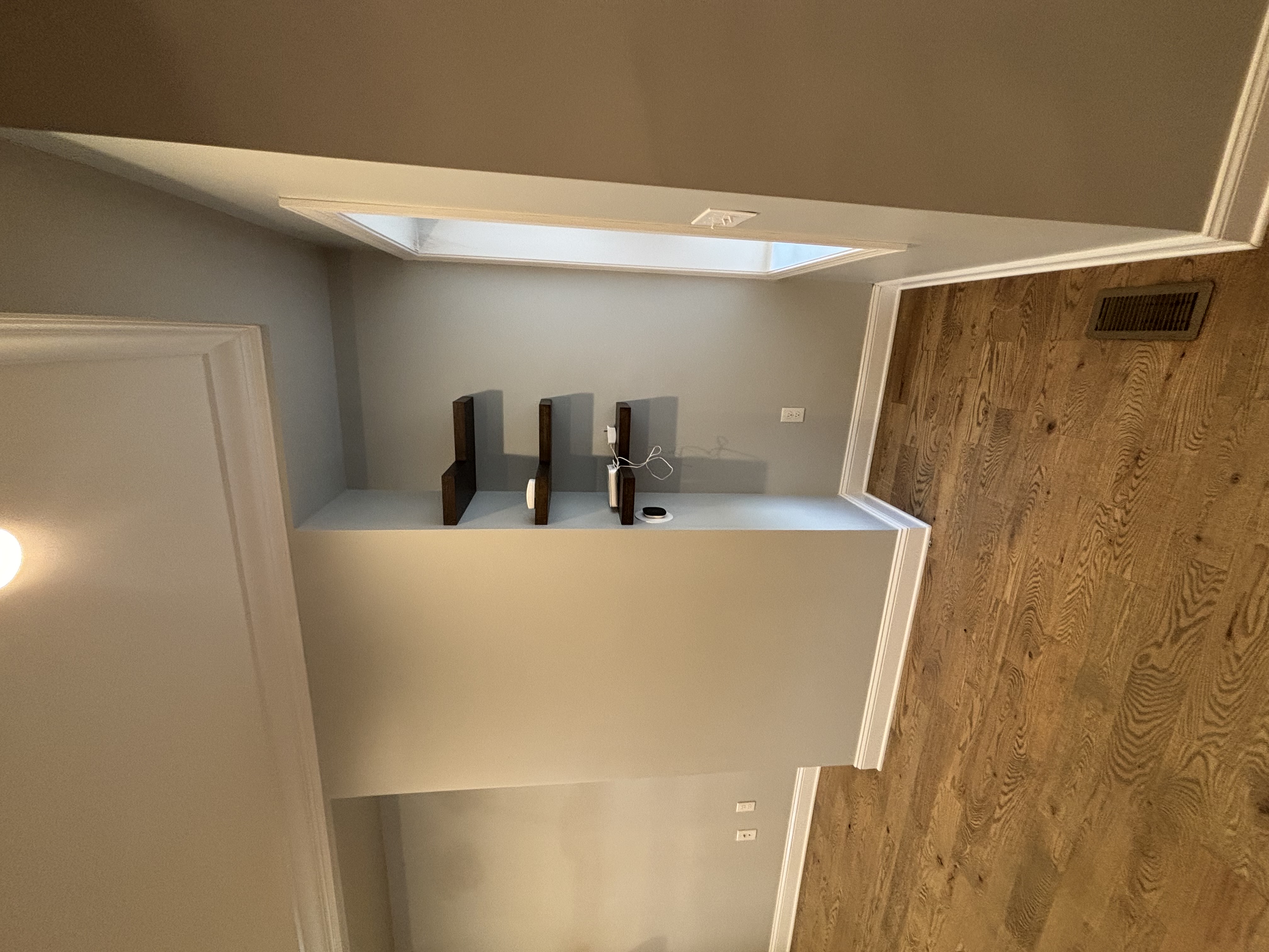 Unfurnished dining area