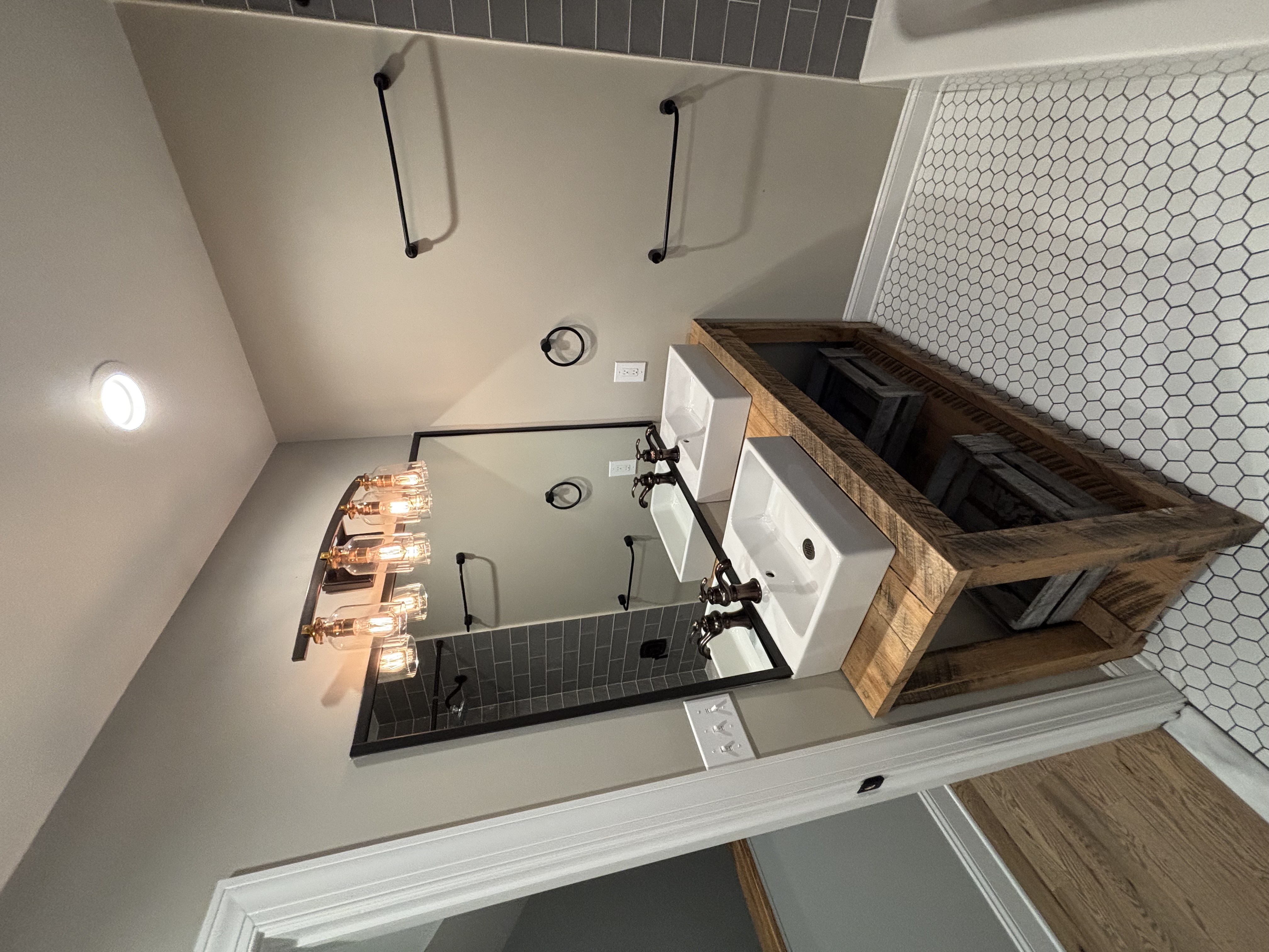 Unfurnished walk-in closet